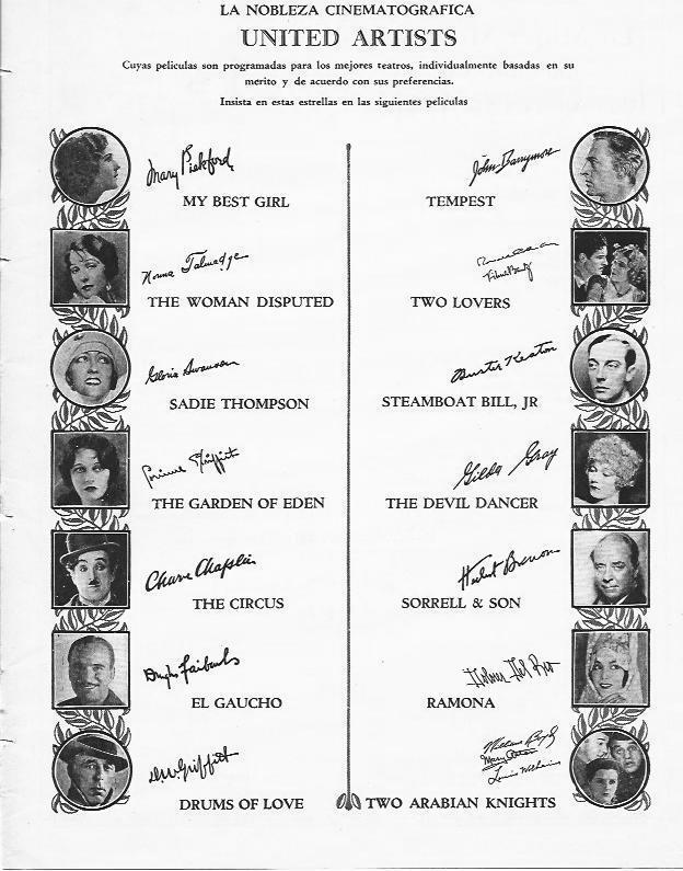 LAMINA 29651: Artistas de United Artists