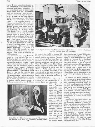 LAMINA 29707: Billie Dove con su cadillac