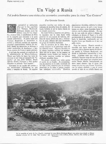 LAMINA 29708: Terrenos en Los Angeles de la Metro Glodwyn Mayer