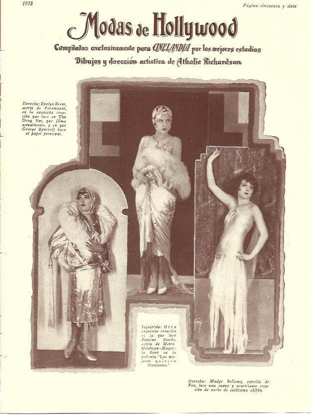 LAMINA 29714: Evelyn Brent, Pauline Starker y Madge Bellamay