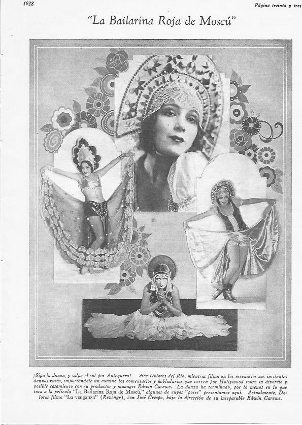 LAMINA 29703: Dolores del Rio en La bailarina roja de Moscu