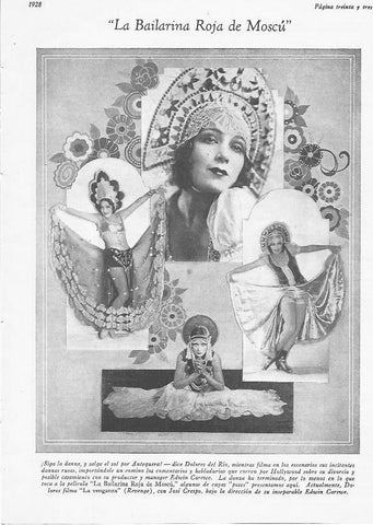LAMINA 29703: Dolores del Rio en La bailarina roja de Moscu