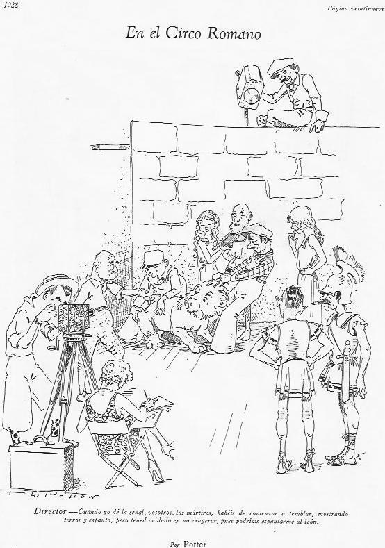 LAMINA 29701: En el circo romano, por Potter