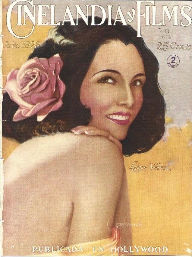 LAMINA 29686: Portada de Cinelandia, julio 1928