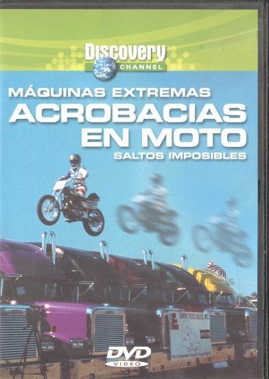 DVD: Maquinas extremas. Acrobacias en moto - Saltos imposibles. Discovery channel
