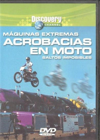 DVD: Maquinas extremas. Acrobacias en moto - Saltos imposibles. Discovery channel
