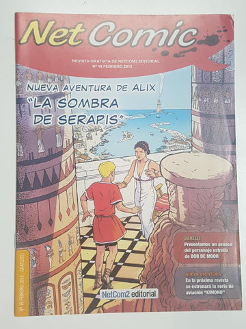 Revista: Net Comic num 19 febrero 2013. Nueva aventura de Alix La sombra de Serapis