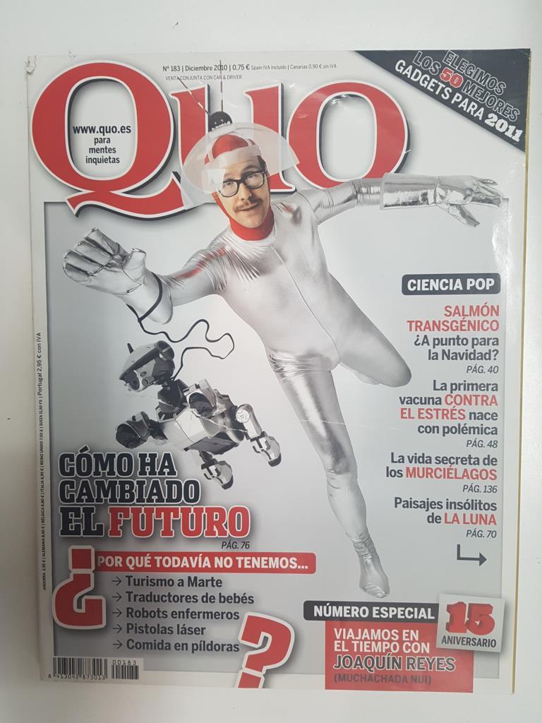 Revista Quo num 183, diciembre 2010. Numero especial 15 aniversario