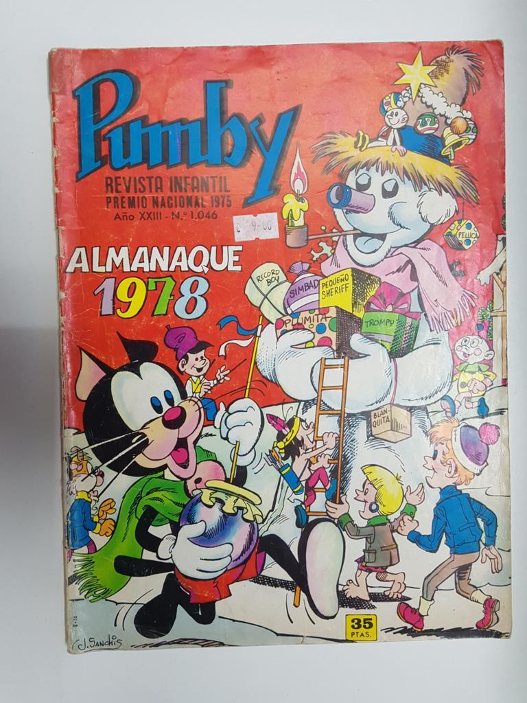 Revista Infantil: Pumby año XXIII num 1046. Almanaque 1978 - Navidad en Alfax