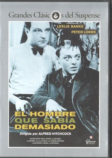DVD: El hombre que sabia demasiado. Coleccion grandes clasicos del suspense.