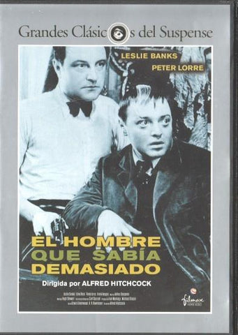 DVD: El hombre que sabia demasiado. Coleccion grandes clasicos del suspense.