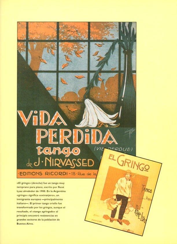 LAMINA V07512: Caratula vida perdida tango musica de J. Nirsassed