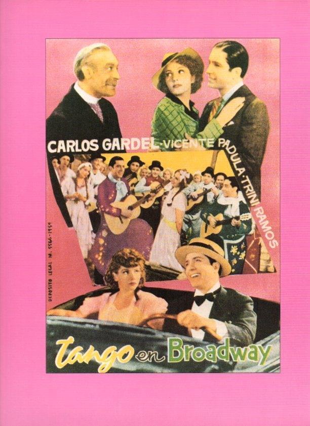 LAMINA V07509: Cartel Tango en Broadway 1934