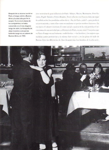 LAMINA V07502: Pareja bailando tango en un cabaret, Buenos Aires 1924