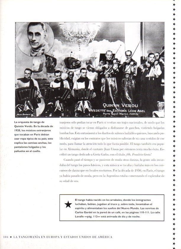 LAMINA V07500: La orquesta de tango de Quintin Verdu en 1920