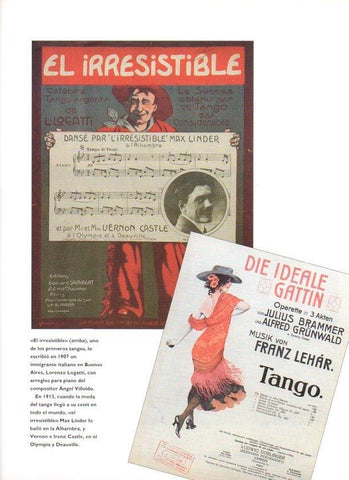 LAMINA V07498: Portada El irresistible con Max Linder en 1913