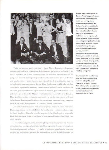 LAMINA V07496: Argentinos en el Palacio de la Danza en Paris 1913
