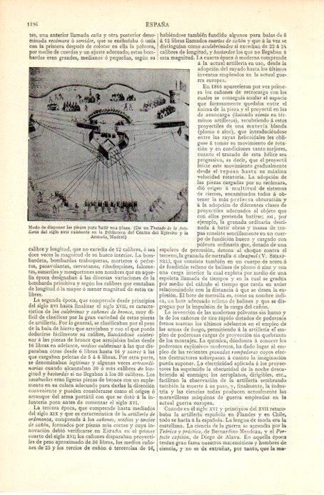 LAMINA V07364: Pagina del Tratado de la Artilleria del siglo XVII