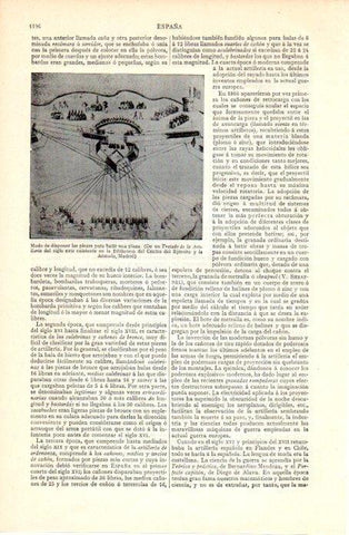 LAMINA V07364: Pagina del Tratado de la Artilleria del siglo XVII