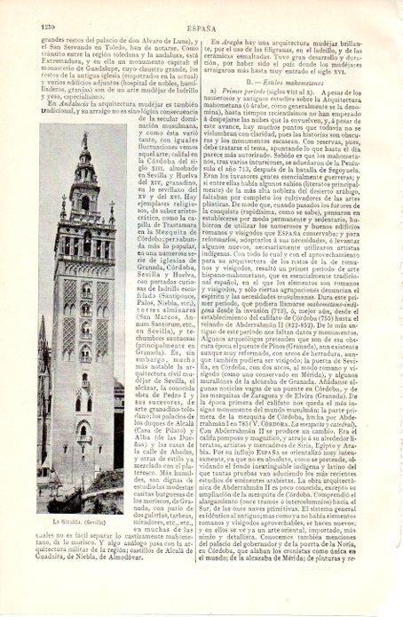 LAMINA V07385: La Giralda, Sevilla