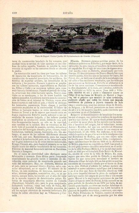 LAMINA V07378: Vista de Neguri en Vizcaya