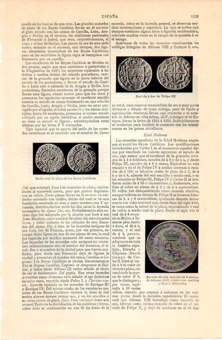 LAMINA V07376: Reverso de 5 pesetas de Alfonso XIII