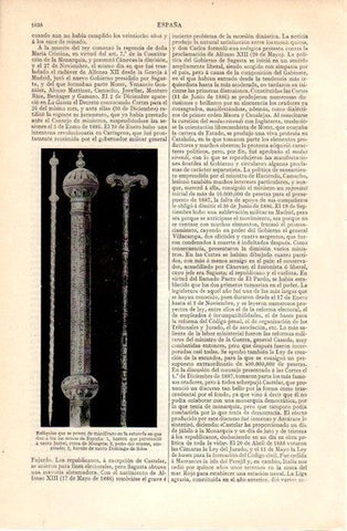 LAMINA V07342: Reliquias de las reinas de España