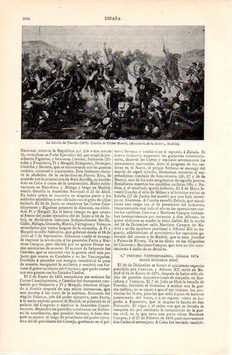 LAMINA V07341: La batalla de Treviño por Morelli