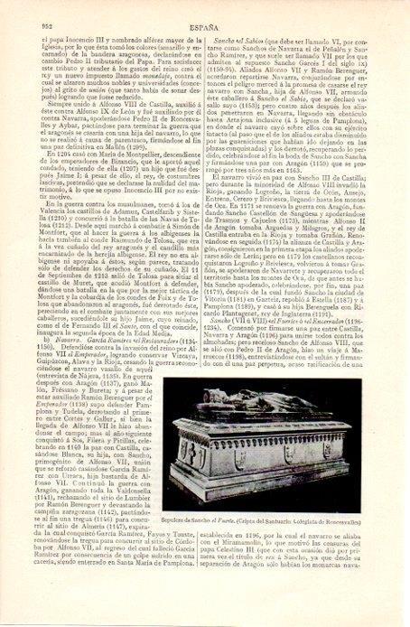 LAMINA V07313: Sepulcro de Sancho el Fuerte
