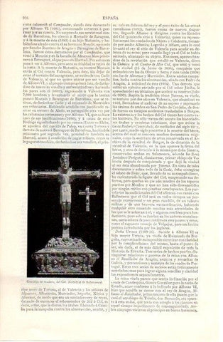 LAMINA V07308: Crucifijo de madera del Cid