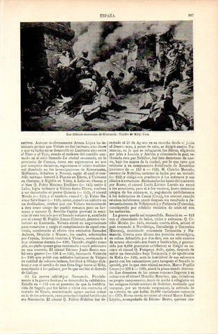 LAMINA V07296: Los ultimos momentos de Numancia por Alejo Vera