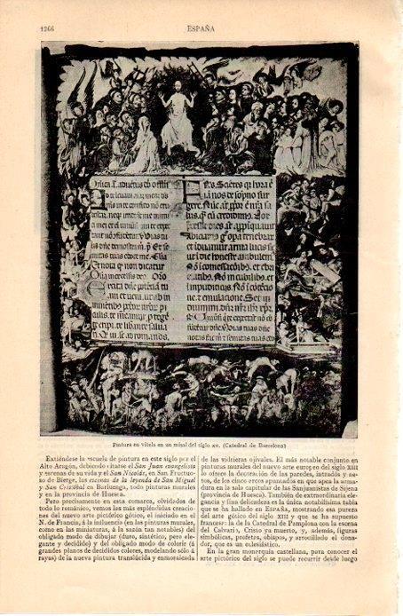 LAMINA V07392: Misal del siglo XV Catedral de Barcelona