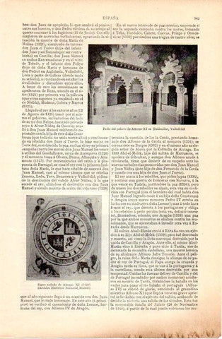 LAMINA V07316: Palacio de Alfonso XI en Tordesillas