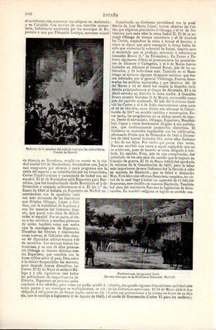 LAMINA V07340: Fusilamiento del general Leon