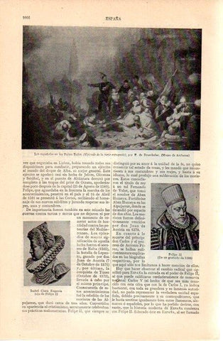 LAMINA V07328: Los españoles en los Paises Bajos por F. de Braeckeler