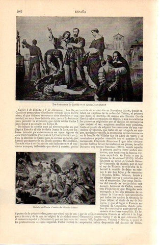 LAMINA V07325: Los comuneros de Castilla por Gisbert