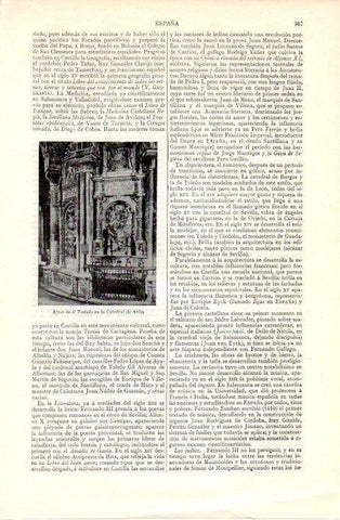 LAMINA V07323: El Tostado en la Catedral de Avila