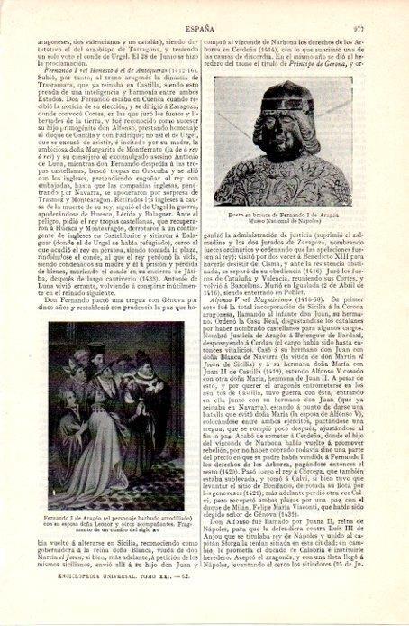 LAMINA V07321: Busto de Fernando I de Aragon