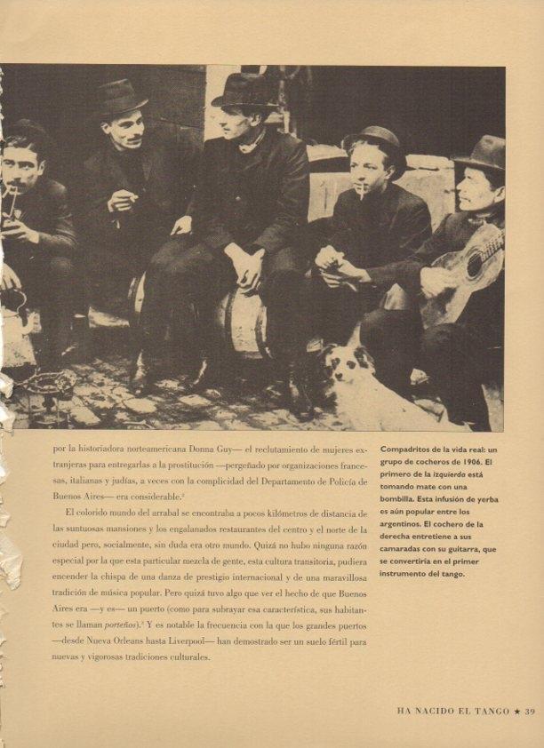 LAMINA V07469: Grupo de cocheros en Buenos Aires en 1906