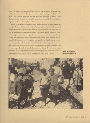 LAMINA V07468: Niños de los bariios de Buenos Aires principios siglo XX