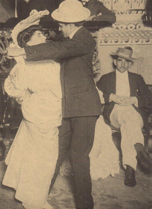 LAMINA V07462: Carnaval de 1905 en Pabellon de las Rosas, Buenos Aires
