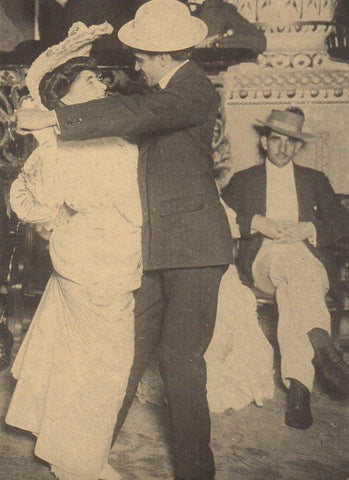 LAMINA V07462: Carnaval de 1905 en Pabellon de las Rosas, Buenos Aires
