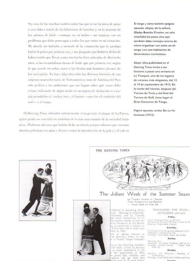 LAMINA V07491: Publicidad en Dancing Times en 1913 del Gran Concurso de Tango