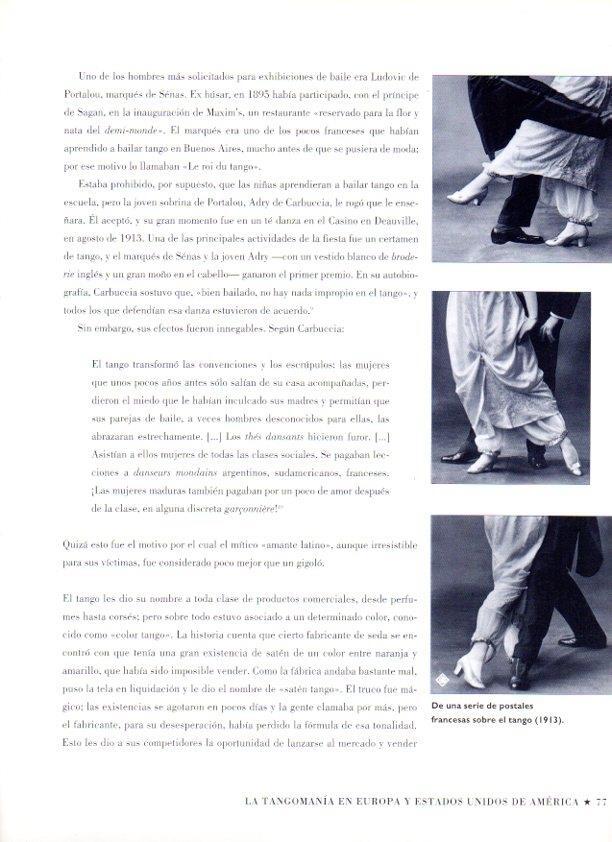 LAMINA V07488: Postales francesas sobre el tango 1913