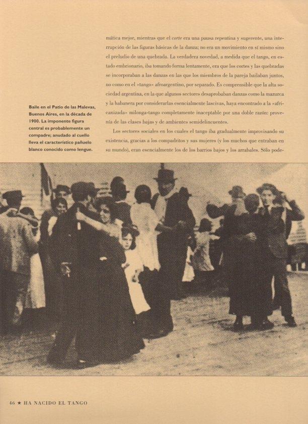 LAMINA V07472: Baile en el Patio de las Malevas, Buenos Aires 1900