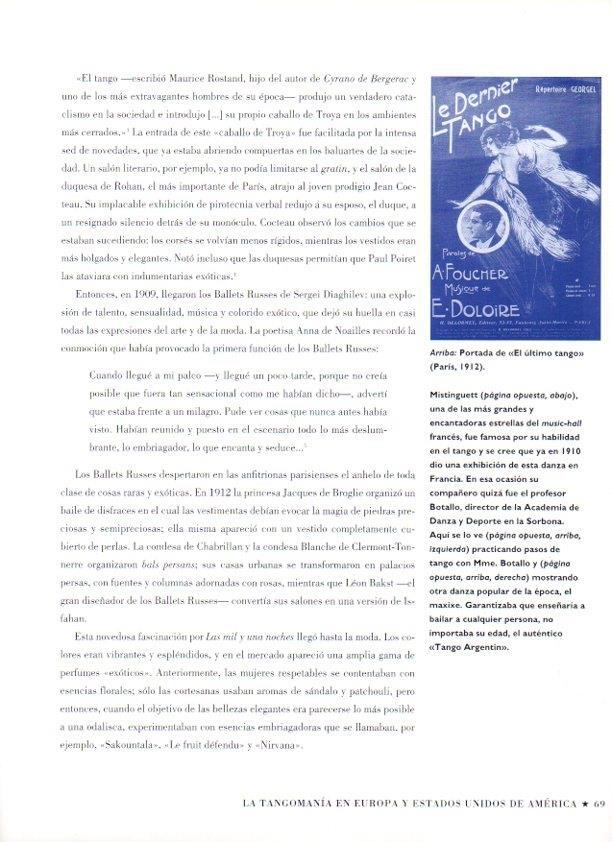LAMINA V07484: Portada El ultimo tango, Paris 1912