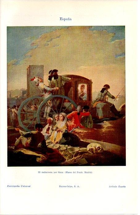 LAMINA V07417: El cacharrero por Goya