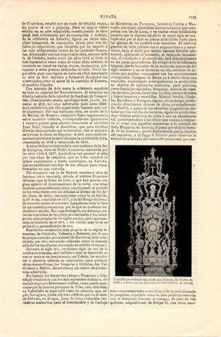 LAMINA V07416: Custodia por Damian de Castro