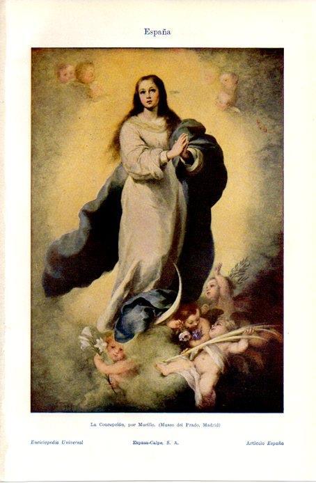 LAMINA V07398: La Concepcion por Murillo