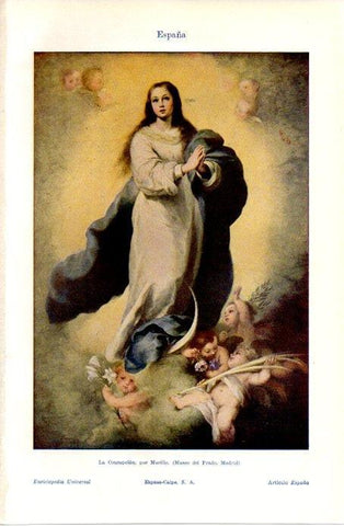 LAMINA V07398: La Concepcion por Murillo